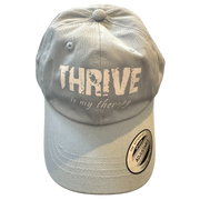 Light Blue “Thrive is my therapy” Cap