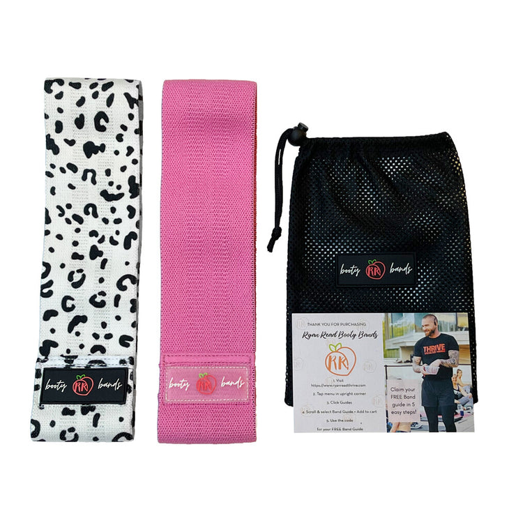 Ryan Read Booty Bands w/ FREE digital Band Guide (Pink/Leopard)